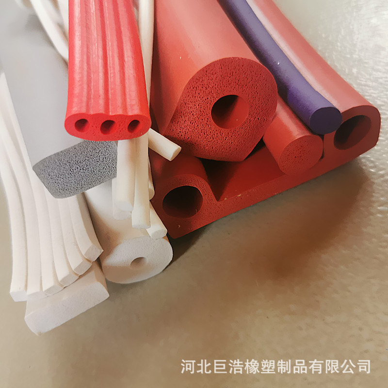 硅胶密封条 耐高温硅发泡胶条 机械配件硅胶密封条来样定购密封条
