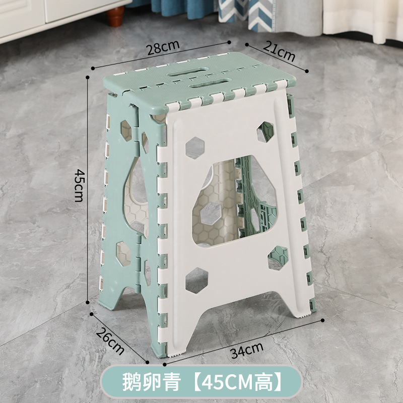 加厚塑料折叠凳子便携式迷你户外成人儿童椅子板凳手提式火车马扎|undefined