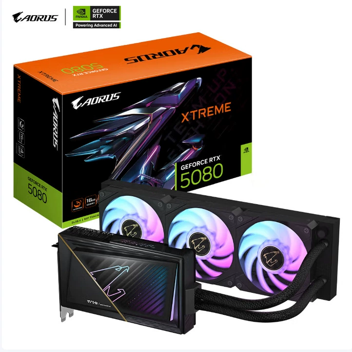 适用于技嘉 5080 显卡 水雕 AORUS GeForce RTX 5080 XTREME 16G