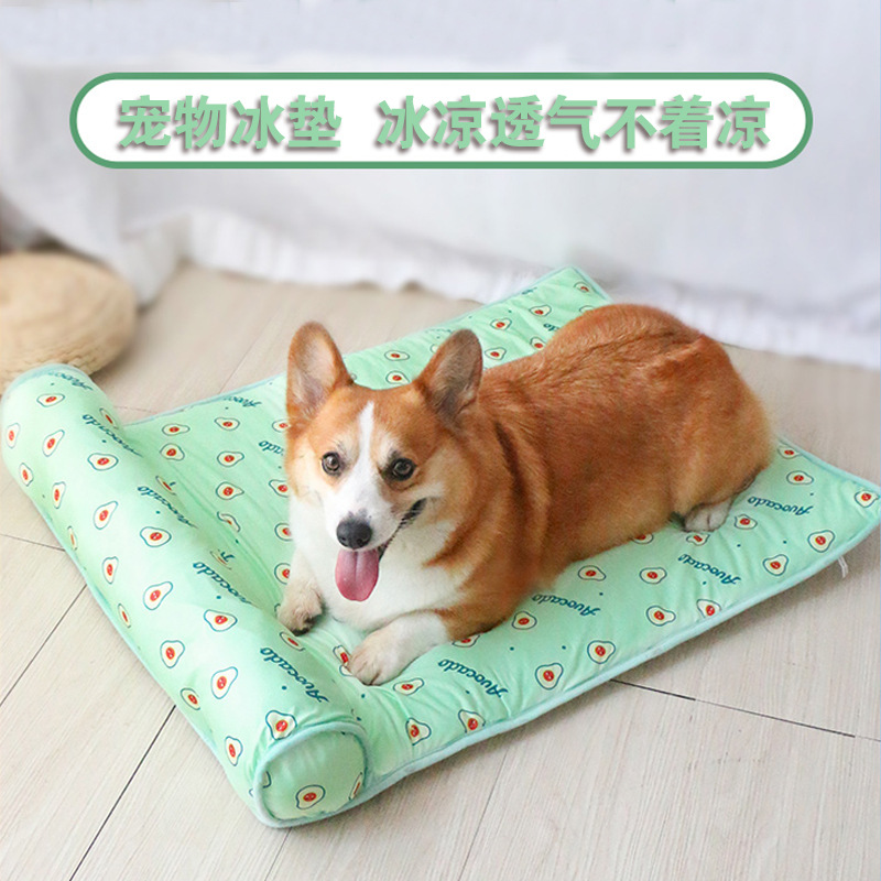 factory goods in stock wholesale Pets Ice pad Dog Bed Dog mat Ice Cotton summer Pleasantly cool soft comfortable Discount