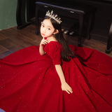 Детский наряд маленькой принцессы, платье девочки цветочницы, наряд для музыкальных выступлений, костюм, подарок на день рождения