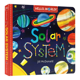 Английская детская книжка с картинками Hello World Solar System
