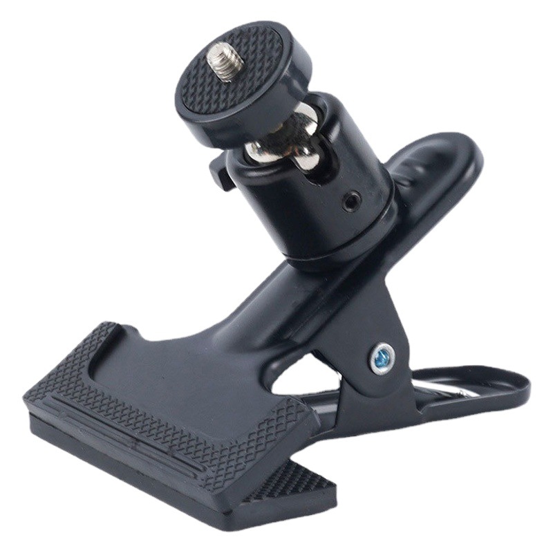 Universal metal PTZ fuerte clip de micrófono fijo de escritorio clip de teléfono móvil PVC tablero de madera clip fotografía dosel clip de tela