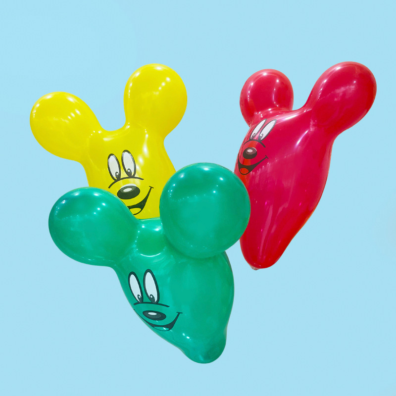 Gran por mayor globo alienígena de dibujos animados globo juguetes para niños fiesta de cumpleaños decoración parque mercado nocturno puesto juguetes empujando