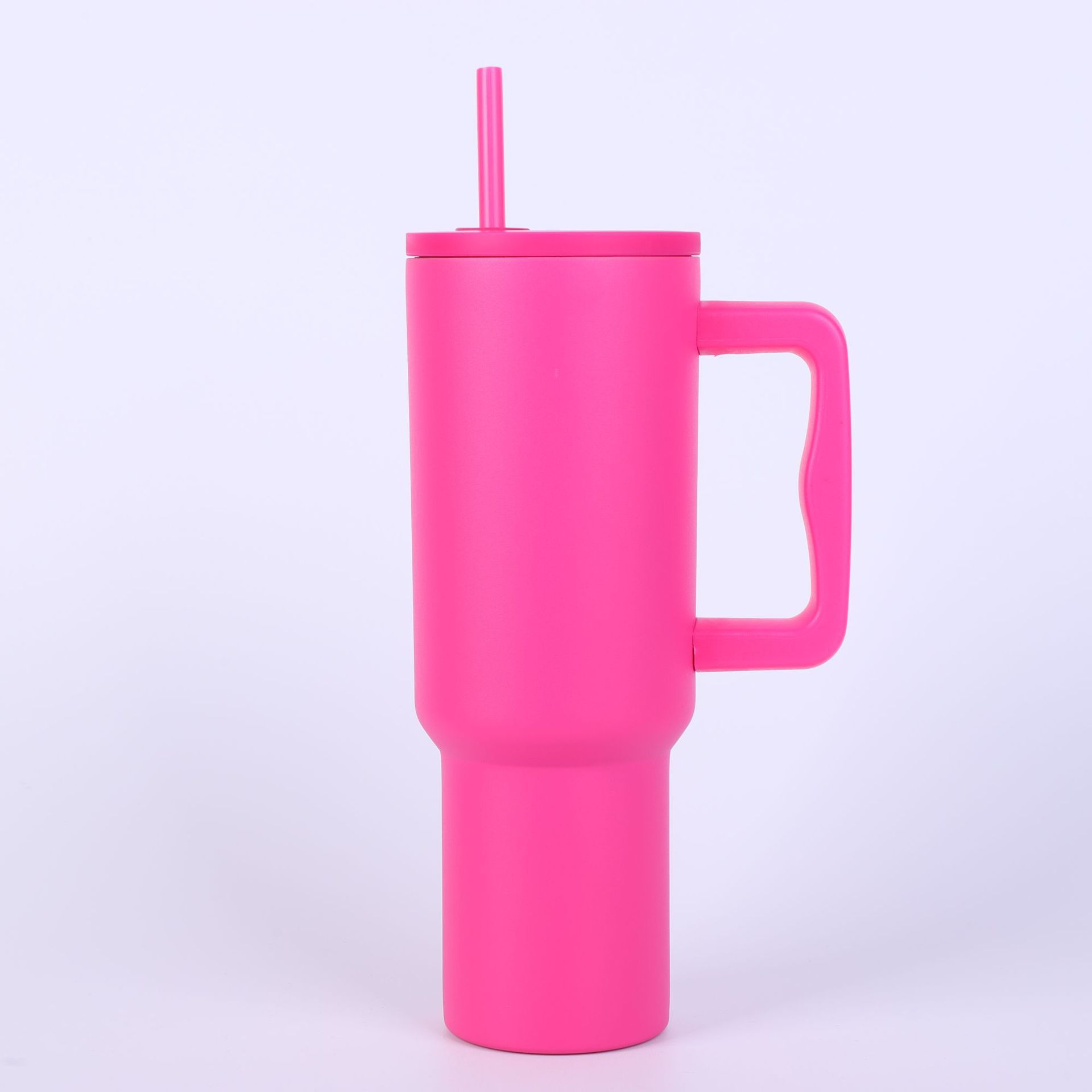 Amazon 304 Taza de aislamiento con estampado de leopardo de acero inoxidable 30oz40oz Taza de coche de pajita al aire libre Taza portátil con manija