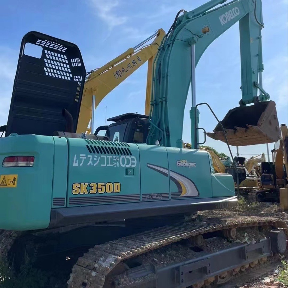 Excavadora de segunda mano Shengang 350 de la línea especial de comercio exterior de Guangdong con cabeza de cañón original de rotación de 360 grados