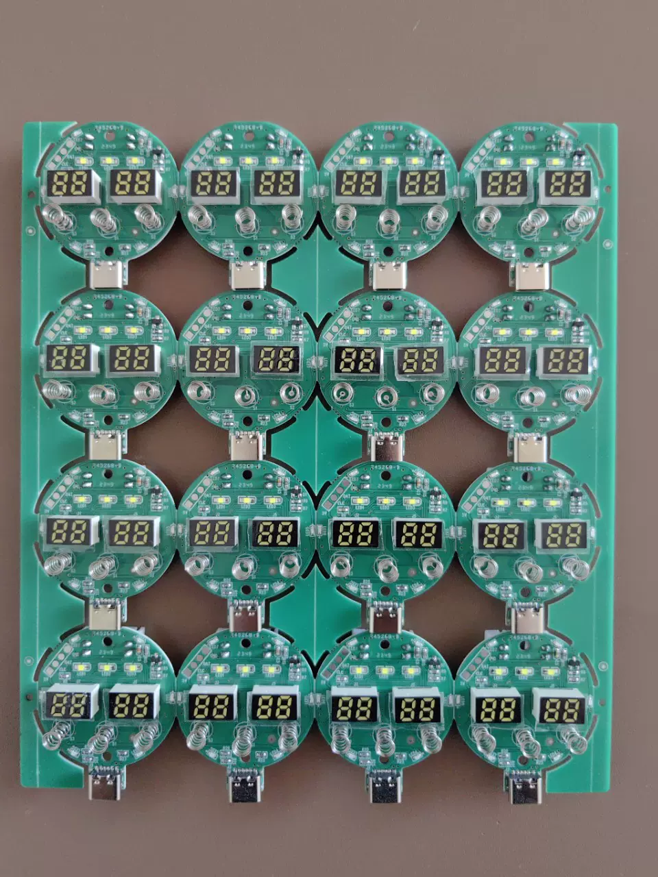 筋膜枪三触摸线路板三种模式双数显