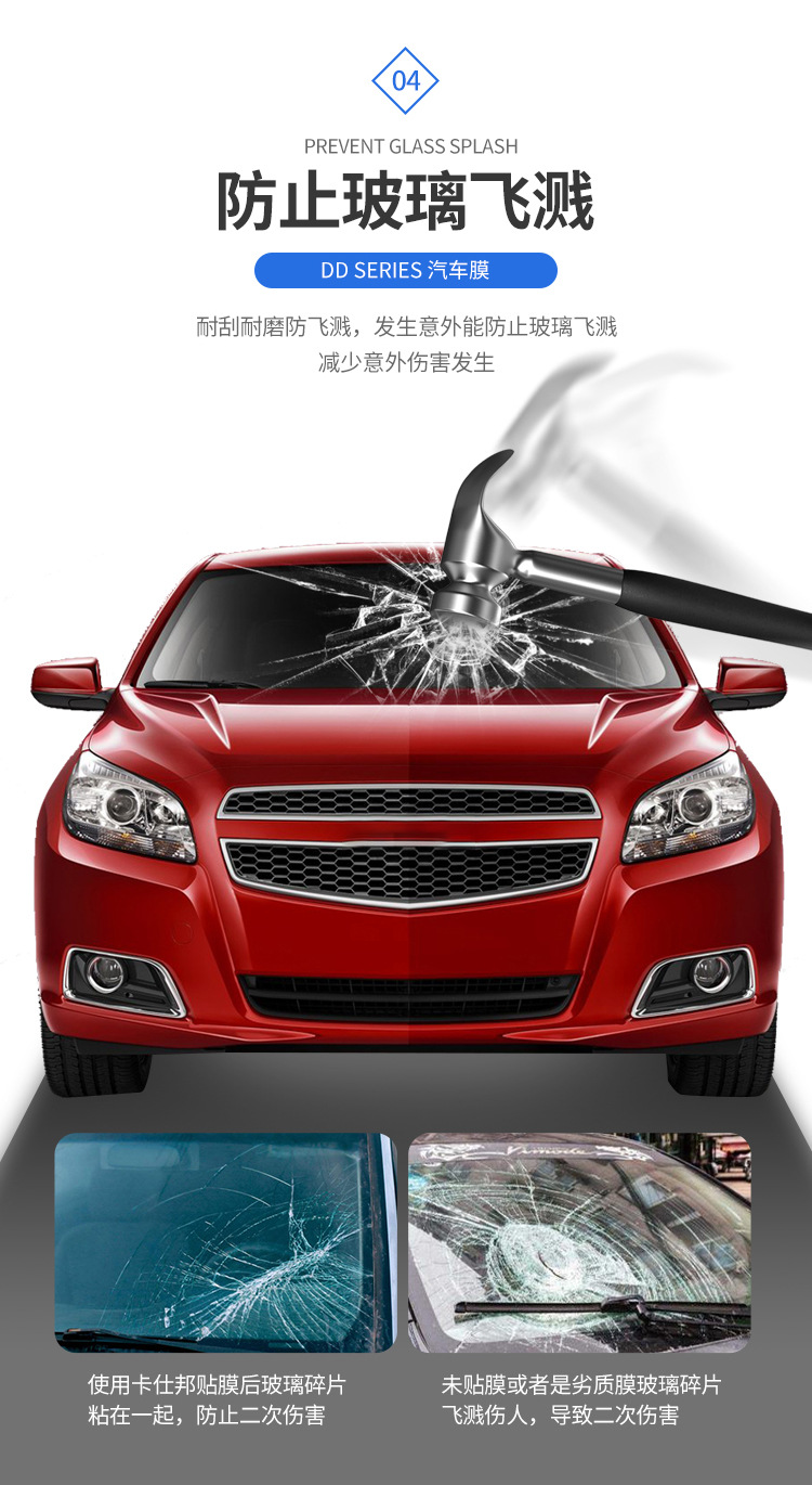 Car heat insulation film wholesale shading cross-border glass film solar film sunscreen high heat insulation car film