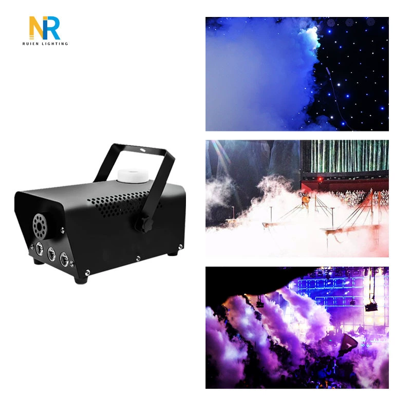 400w stage smoke machine small portable KTV wedding bar smoke sprayer dry ice secret room escape light