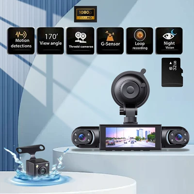 Y108 Cross-Border 4-Channel Four-Lens Driving recorder