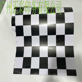 汽车全车身个性涂鸦伪装膜PVC黑白格子贴纸改色膜保护车身彩绘膜