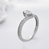 Exaggerated large water droplet simulation Diamonds full of women's rings Fashionable Personality Luxury European and American temperament, engagement ring