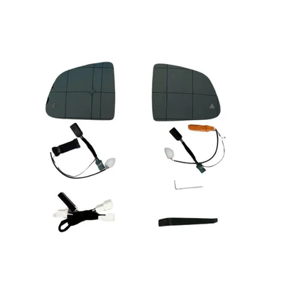 Large field of view rear view auxiliary mirror Blind Spot Lane Change and