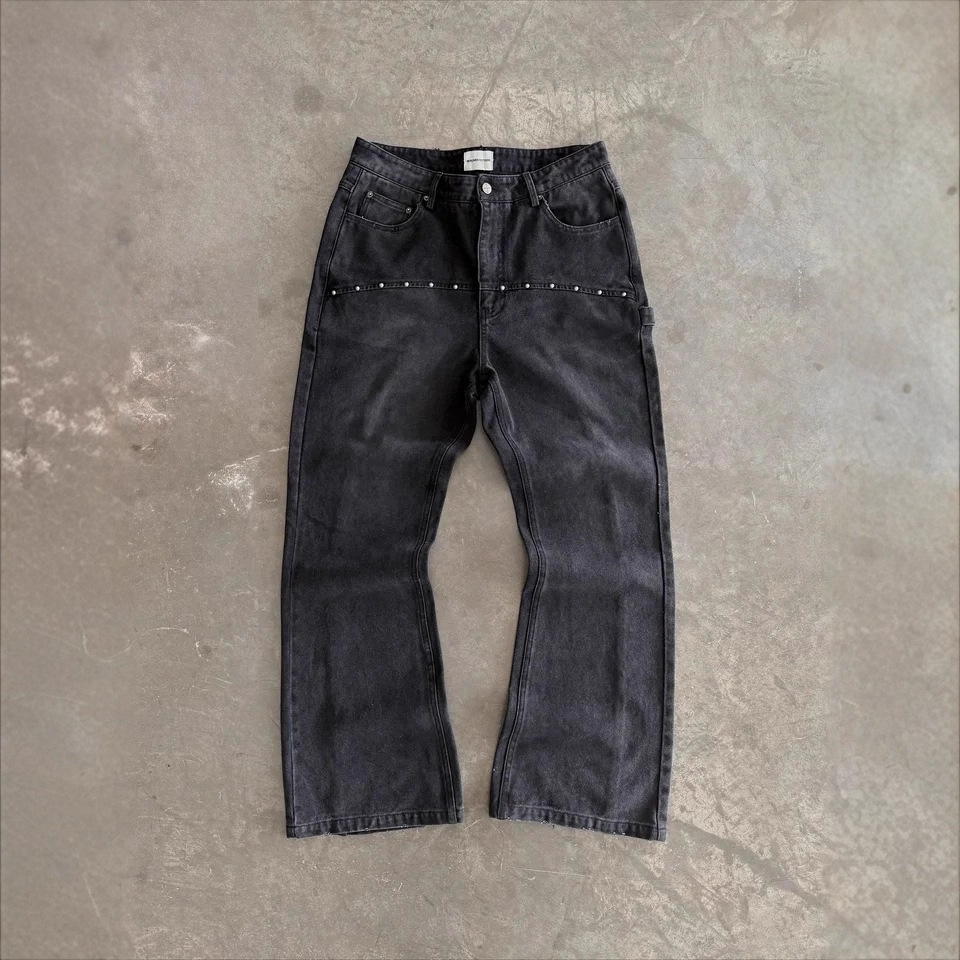 Europa y América de moda transfronteriza y2k personalidad callejera hip-hop americano jeans casual pantalon