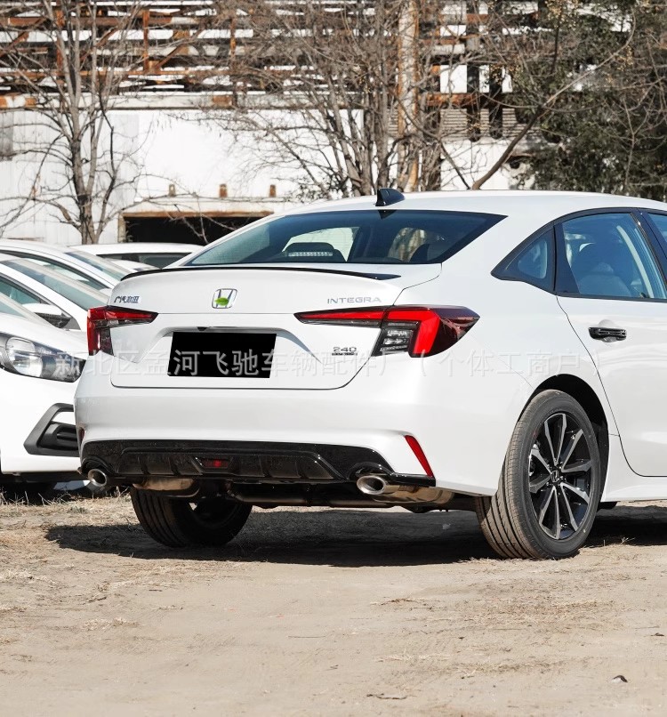Suitable for 22-23 Models of the Eleventh Generation Civic Model, Phantom Night Style Rear Wing, Fixed Wing, Small Surround, Top Wing, Front Shovel