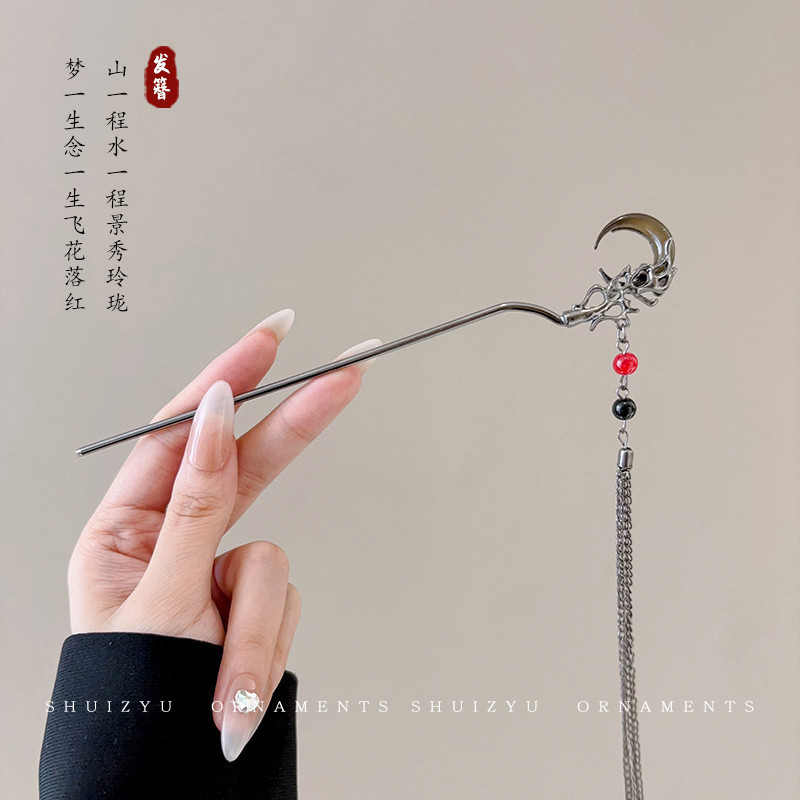 Orquídea de estilo antiguo broche de orquídea de franela nuevo estilo chino de primavera adornamiento de cabello temperamento disco broche de cabello simple broche nicho tocado