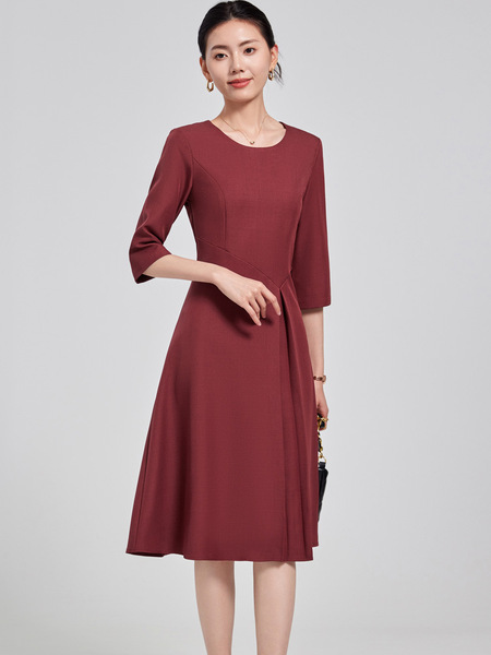 Autumn dress sleevless