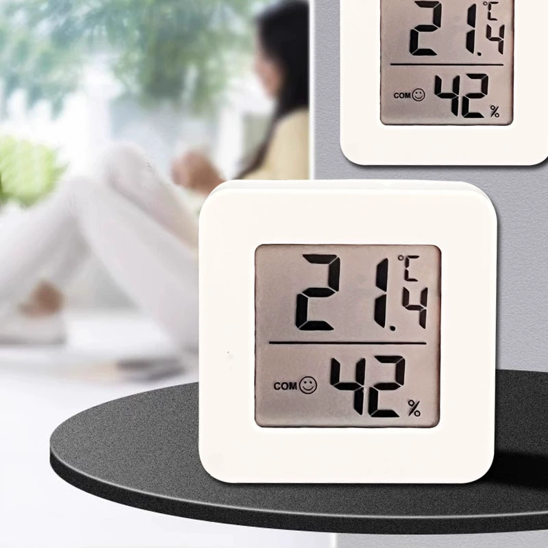 Electronic thermometer, aquarium for teaching maths, LCD display, with LED display