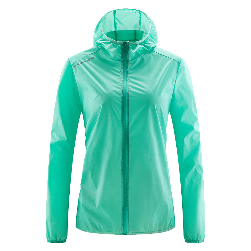 Delgada pareja abrigo ropa de protección solar logotipo personalizado deportes al aire libre transpirable protección UV ropa de piel personalizada image 6