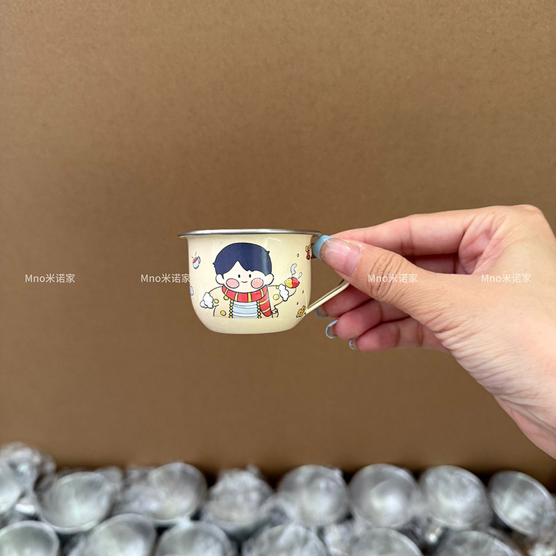 Mino's ワンカップ 316 ステンレス鋼子供用ウォーターカップ家庭用飲料カップ落下防止ベビーオープン学習ドリンクカップ|undefined