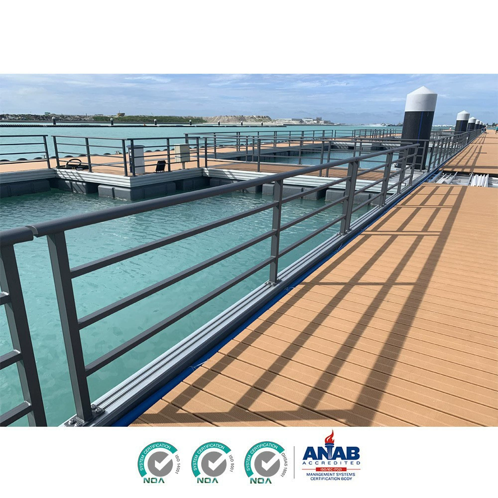 Производитель из Фошань: индивидуальный алюминиевый понтонный причал для яхт, профессиональный дизайн плавучего причала