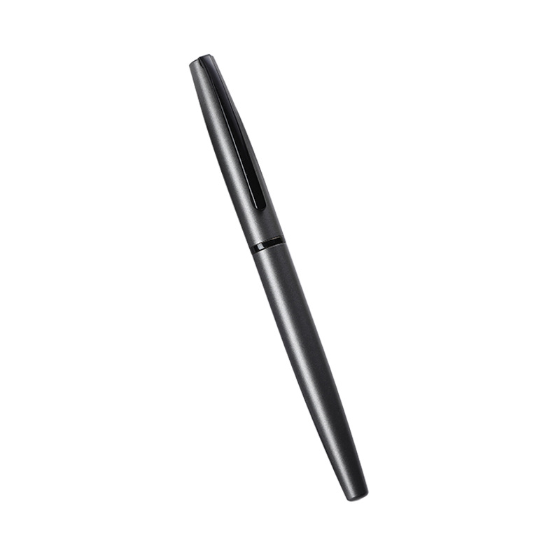 Fabricante en stock pluma de firma pluma de metal regalo de negocios de gama alta impresión de publicidad logotipo esmerilado textura de la pluma del grano