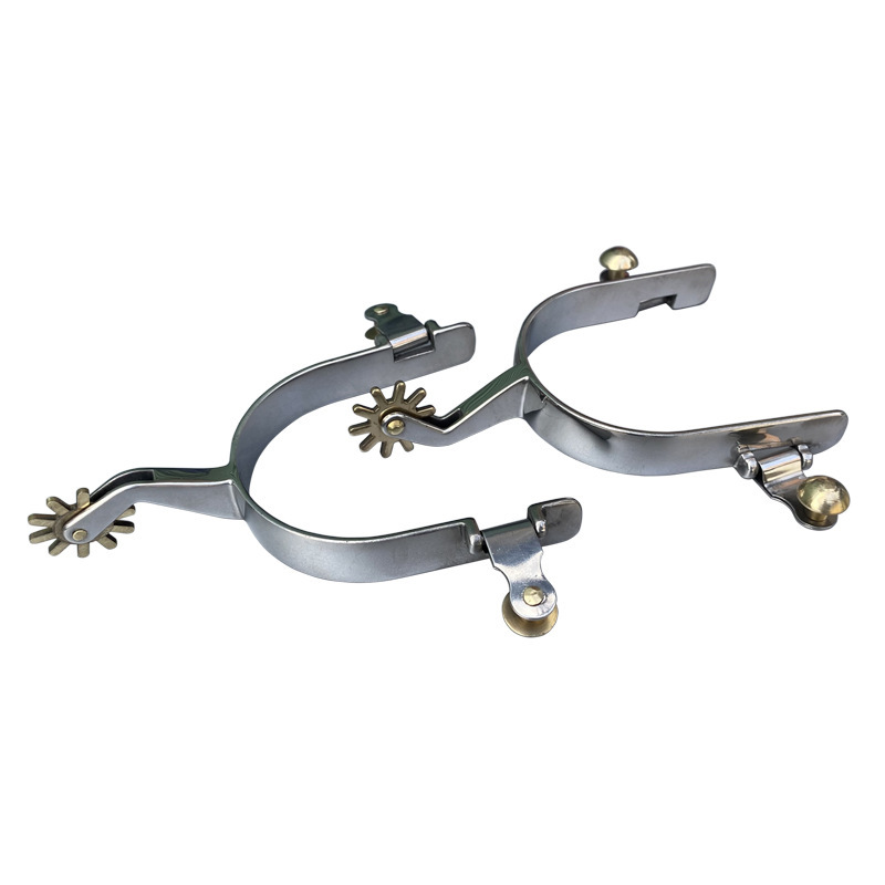 Spot New Stainless Steel Horse Thorn Equipment Knight Equestrian Supplies Horse Gear Western Gear Horse Thorn Cross-Border Supply