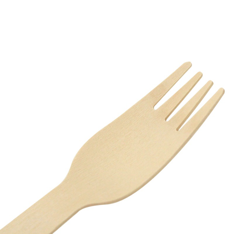 Producción personalizada de tenedores, cucharas y cuchillos de madera desechables biodegradables y ecológicos; vajilla de madera desechable biodegradable.