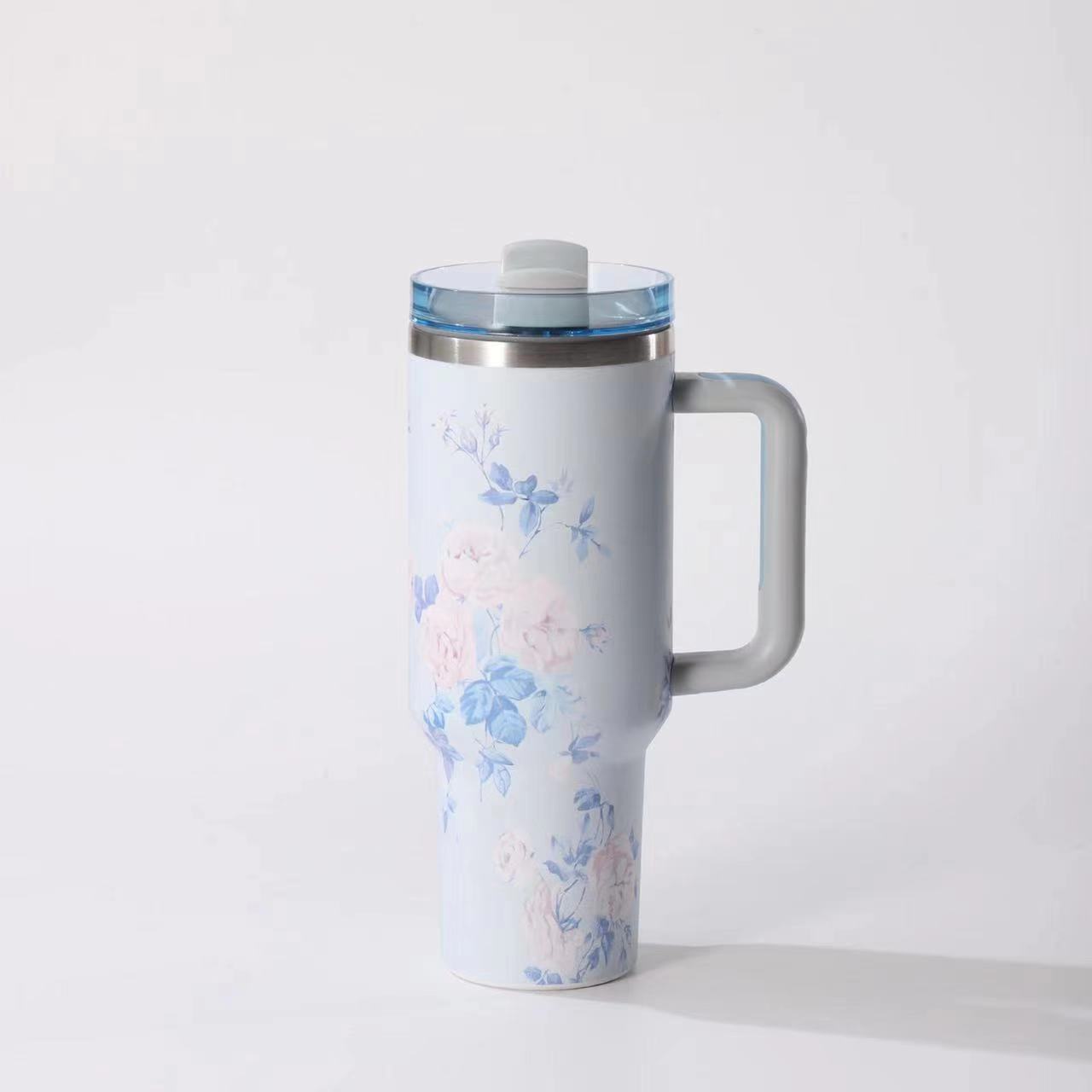 925g Weight Thermos Cup Kitchen and drinking utensils 1 Piece Quantity Daily Occasion 201 Stainless Steel, 304 Stainless Steel Material Flower Pattern Casual Style Casual Flower 201 Stainless Steel 304 Stainless Steel Thermos Cup 1 Piece 1