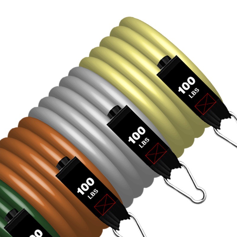 Nueva cuerda de tensión de Libras grandes 11 piezas traje 150 libras dispositivo de tensión TPE látex resistencia banda fitness cuerda elástica fábrica