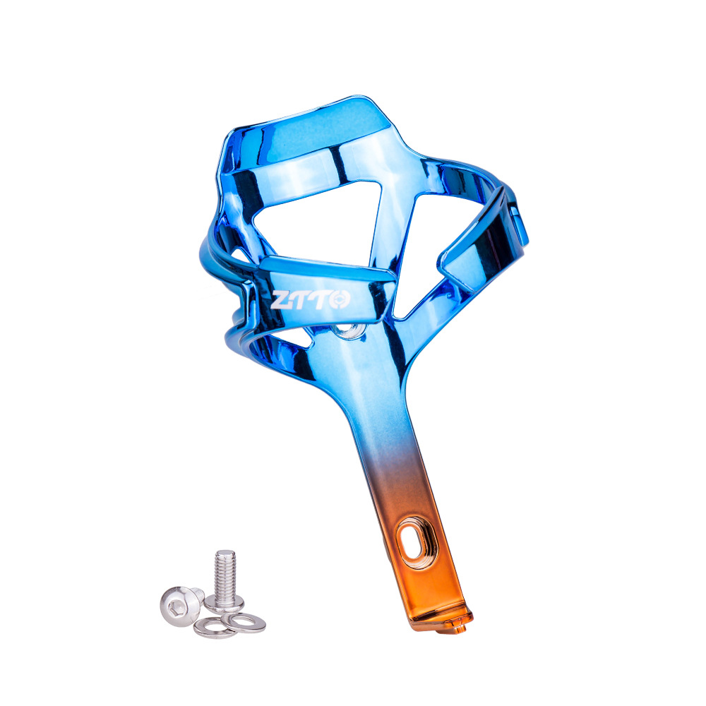 ZTTO Bicicleta de montaña Soporte para botellas de agua Colorido coche eléctrico galvanizado hueco Soporte para vasos de agua para motocicleta Accesorios de ciclismo