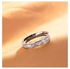 Advanced ring stainless steel, zirconium, fashionable universal accessory, high-quality style, light luxury style, diamond encrusted, micro incrustation, on index finger