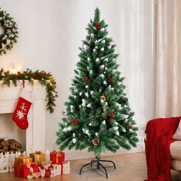 Transfronterizos de lujo cifrado 1.2-2.1m árbol de Navidad de PVC decoración de Navidad sala de estar simulación de árbol de Navidad