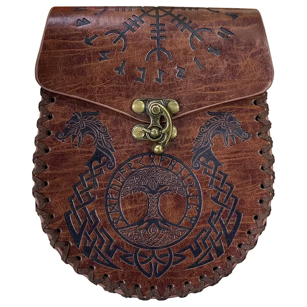 Cross-Border Multi-Platform Hot-Selling Viking Style Medieval Belt Coin Purse Retro Waist Bag