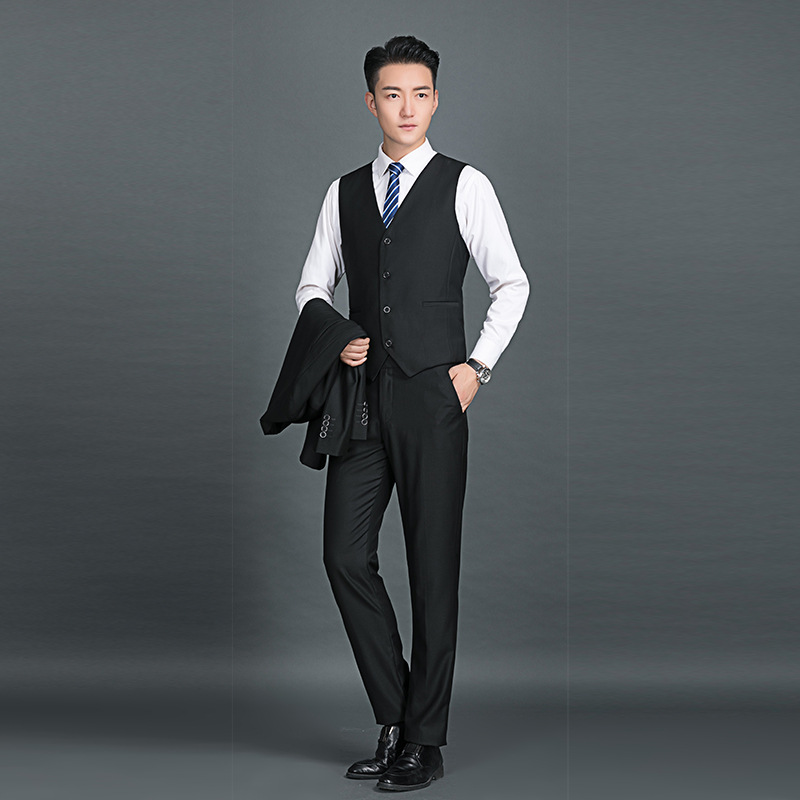 Traje traje profesional de los hombres mejor hombre estilo coreano novio boda negocio formal desgaste chaqueta delgada casual pequeño traje de verano
