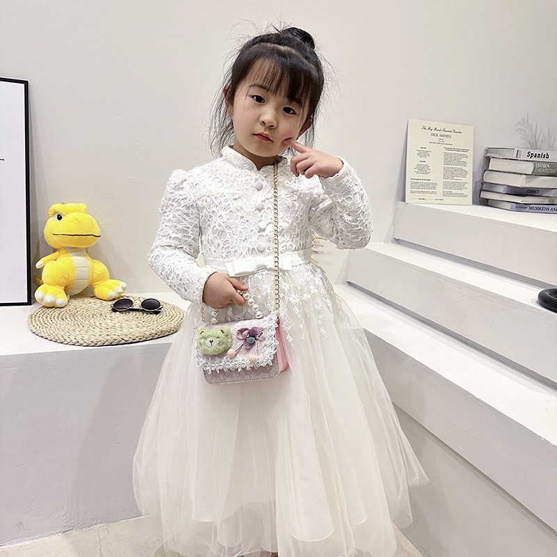 Nuevo bolso de niños, bolso de chicas, bolso de princesa de moda, bolso de Año Nuevo chino, bebé de hombro