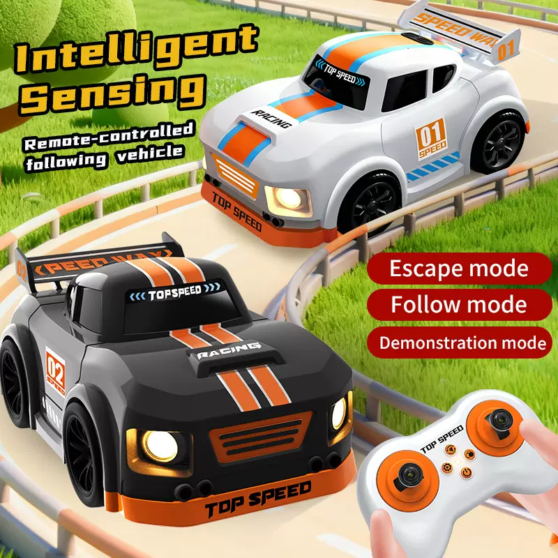 跨境迷你多功能遥控漂移车儿童桌面解压智能感应跟随遥控车玩具