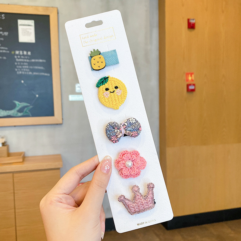 Niñas no lastiman el cabello lindo lindo abrazadera de pelo de sudor para bebés, cabello para bebés pequeños