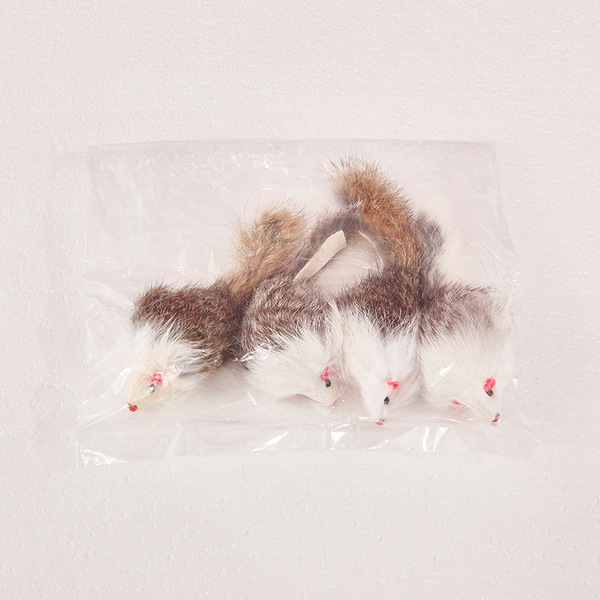 Two-color plush lifelike toy