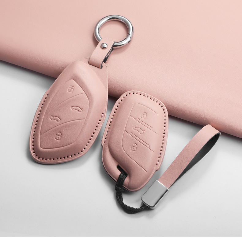 Suitable for Mg5 Key Cover 6Pro/Zs/Mg5 Car Hs Shell Five Six Rui Teng Ling Space Scorpio Mg4 Texture Beige