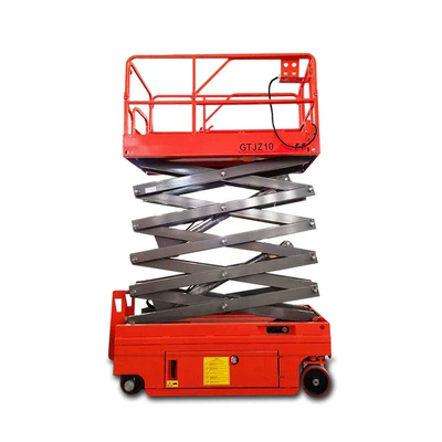 Scissor Lift Small Electric: Avtomobil fırlanan platformaları