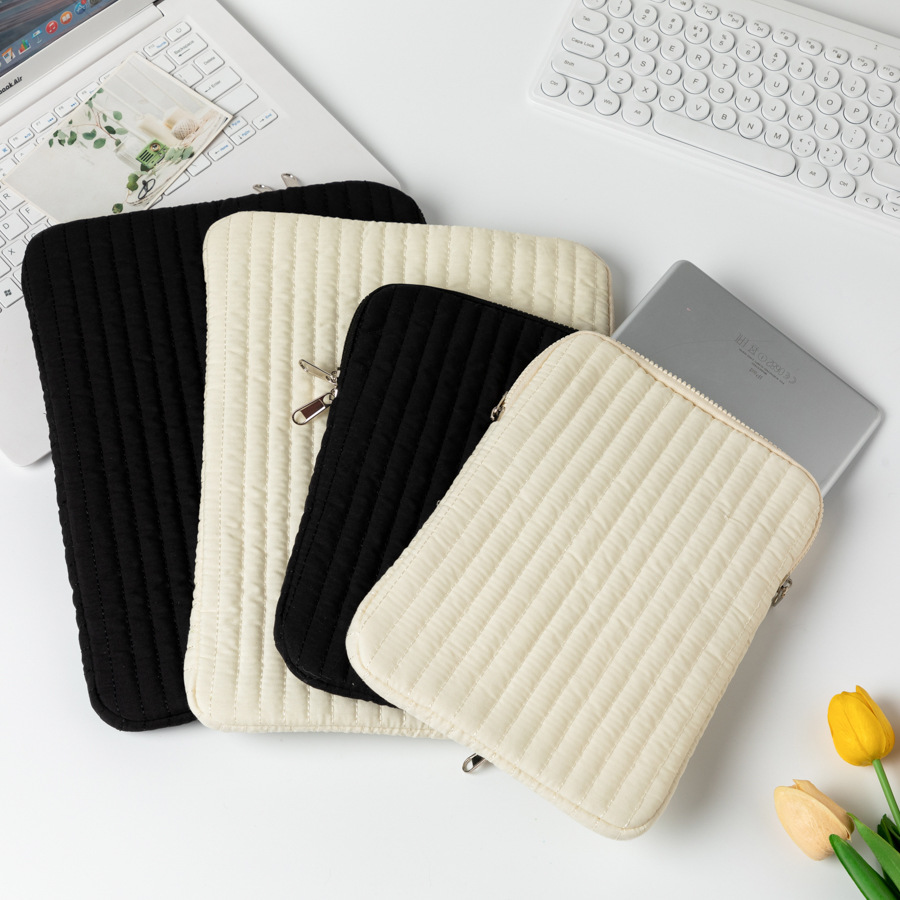 Cross-border South Korea ins blogger thus white black laptop bag ipad tablet liner bag
