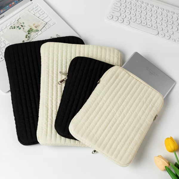 Cross-border South Korea ins blogger thus white black laptop bag ipad tablet liner bag