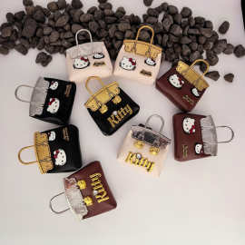 hellokitty迷你精致包包挂件钥匙扣挂饰高颜值金属链条百搭装饰品