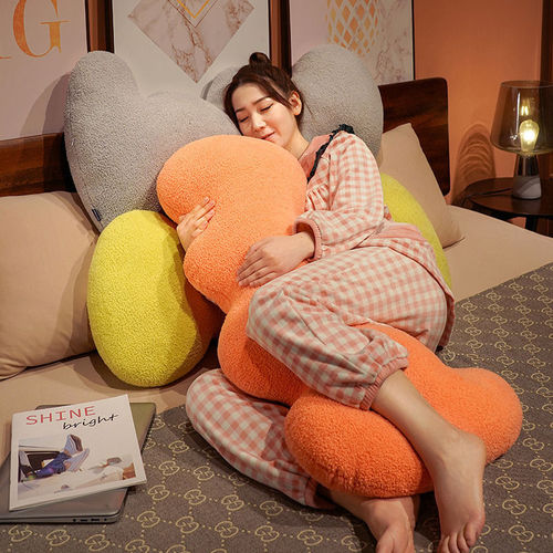 Cute cloud pillow long pillow girls sleeping leg pillow bedroom bedside cushion large back bed pillow
