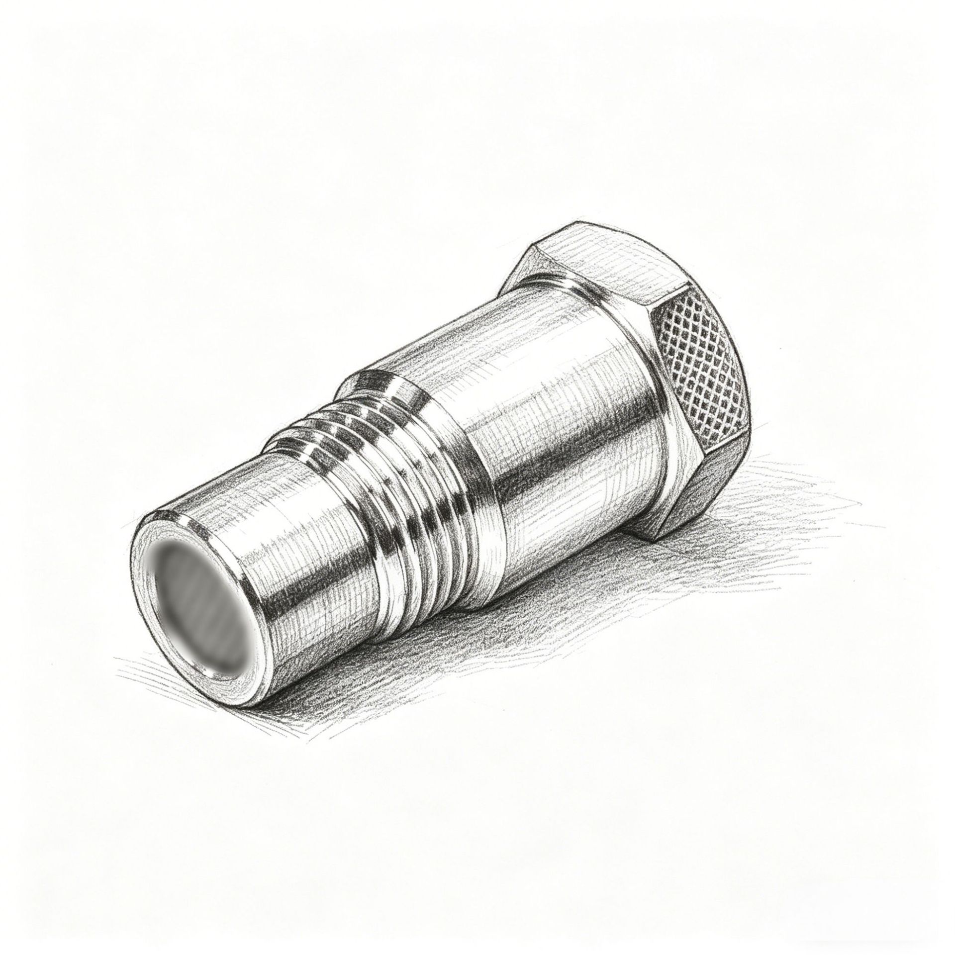 New cross-border 304 stainless steel car oxygen sensor, universal anti-wear and corrosion-resistant car accessory, small catalytic converter
