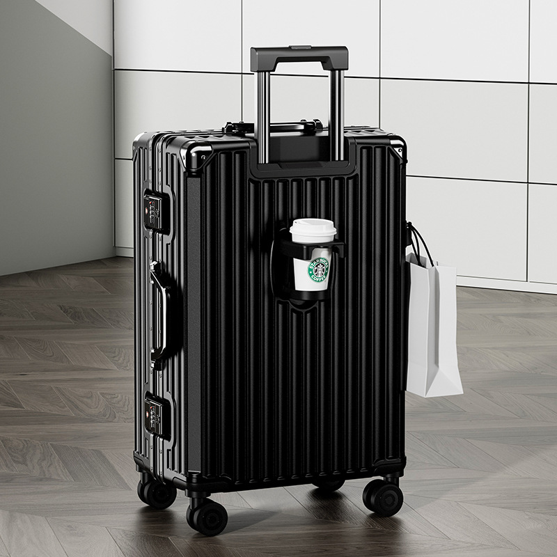 Nueva maleta con contraseña femenina, maleta con ruedas ligera, maleta de viaje de corta distancia para avión, maleta con ruedas de todo fósforo