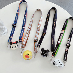 Mobile phone back clip lanyard, adjustable outdoor hanging neck phone case, anti-falling, durable mobile phone strap rope, mobile phone lanyard