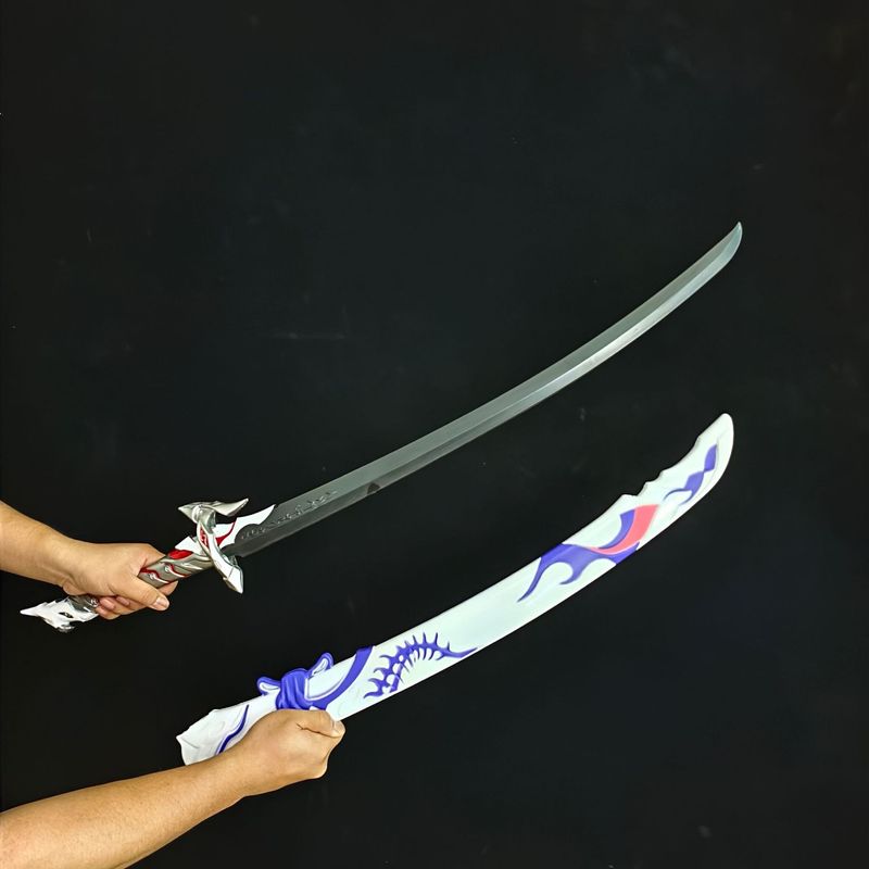 PU软胶COS动漫道具武器崩坏苍穹仿真刀剑万圣节装饰兵器仿真手办|undefined