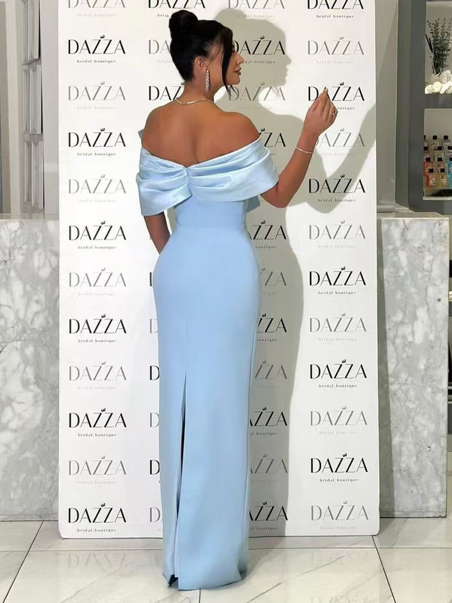 Europa y los Estados Unidos de la nueva moda femenina arco de espalda descubierto pecho delgado vestido de vendaje de fiesta vestido de noche vestido largo